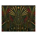 Trippy Christmas Art Deco Puzzle
